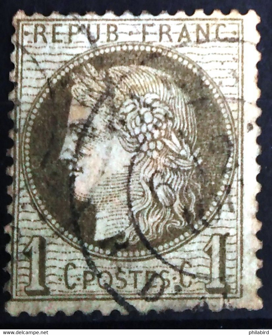FRANCE                     N° 50                   OBLITERE - 1871-1875 Cérès