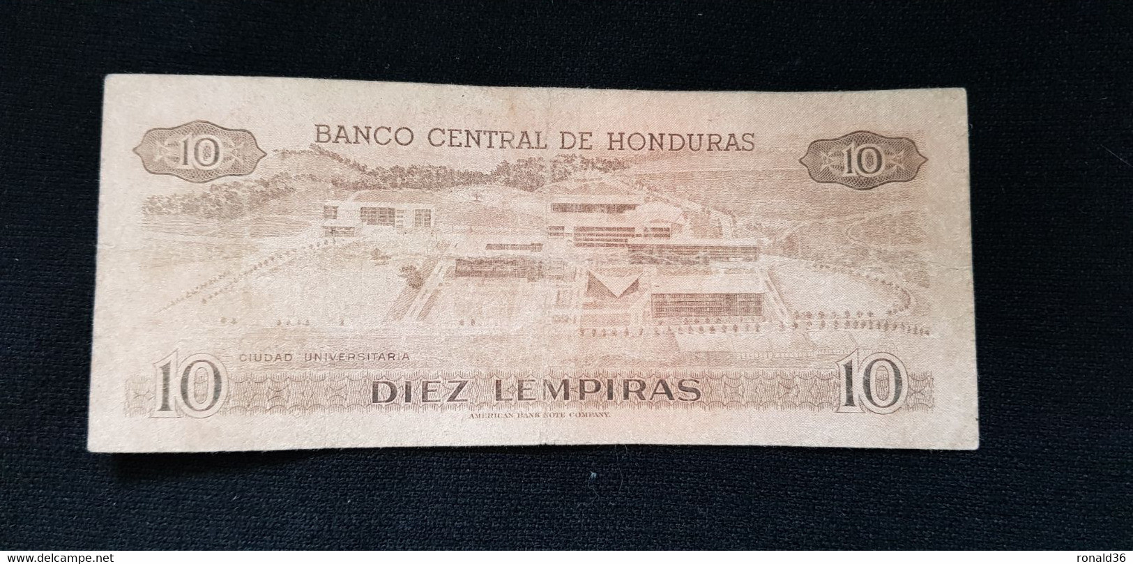 HONDURAS 1987 Billet De Banque Hondurien De 10 Diez Lampiras Cidad Universitaria /  Cabanas - Honduras