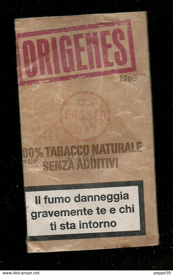 Busta Di Tabacco (Vuota) - Origenes - Etichette