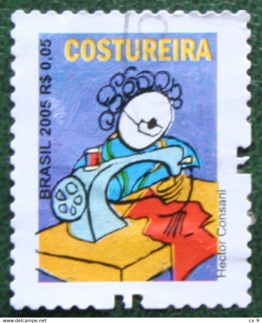 Seamstress  2005 (Mi 3436 C Yv 2938a) Used Gebruikt Oblitere BRAZILIE BRAZIL BRASIL - Used Stamps