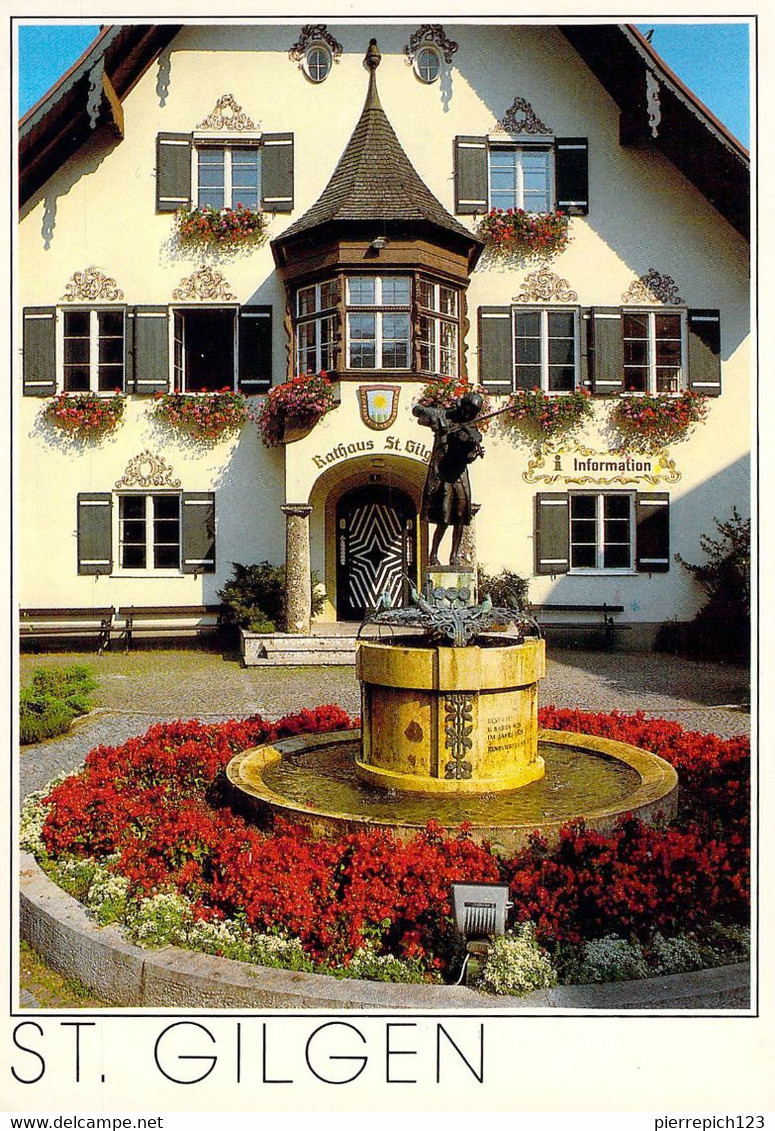 Saint Gilgen - Statue De Mozart Devant La Mairie - St. Gilgen