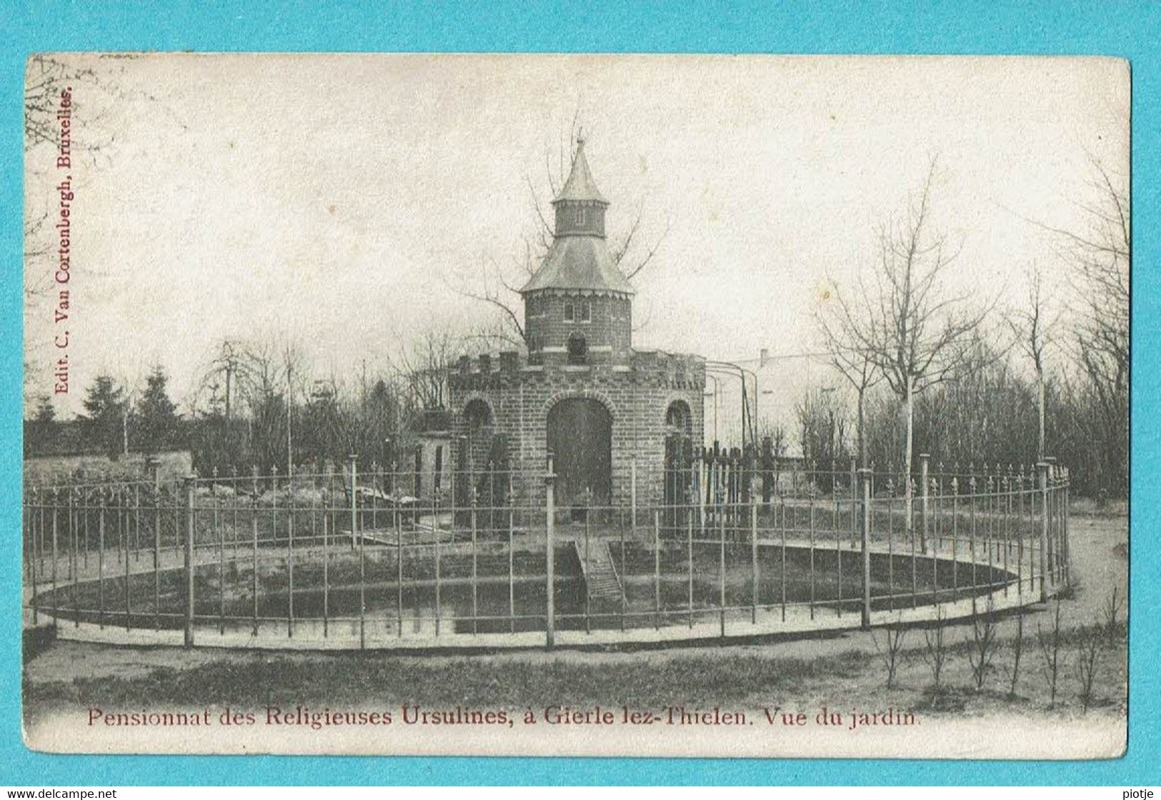 * Gierle Lez Tielen (Lille - Antwerpen) * (Edit C. Van Cortenbergh) Pensionnat Religieuses Ursulines, Vue Du Jardin, Old - Lille