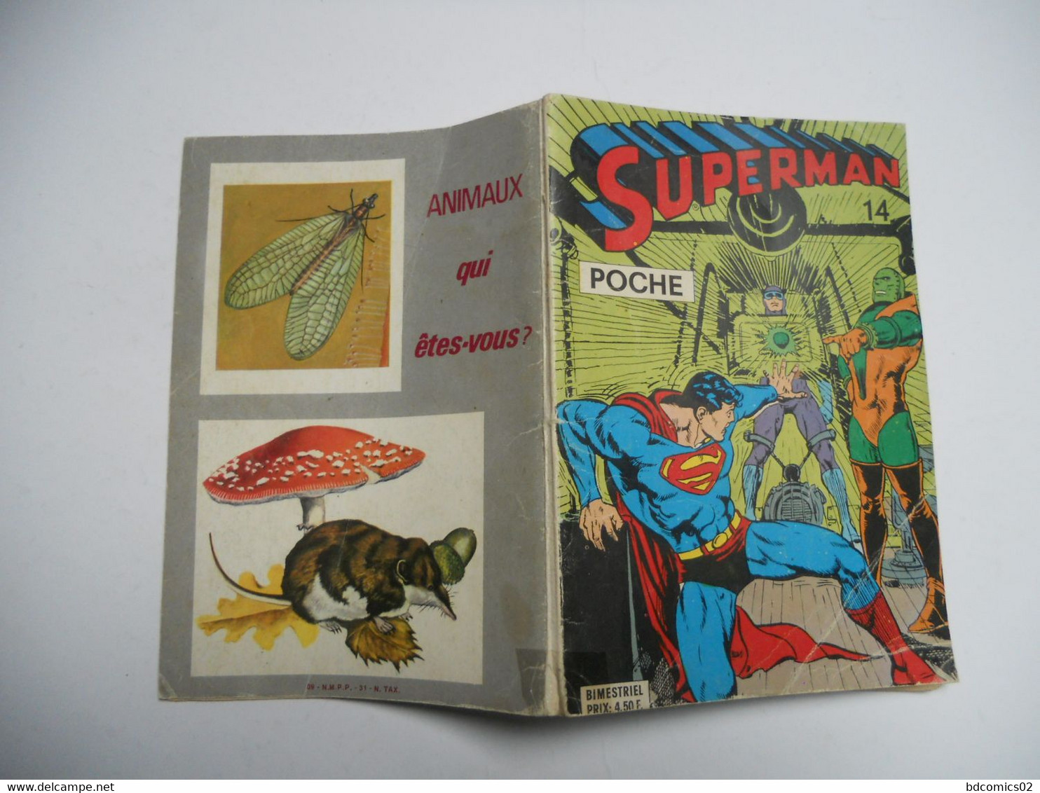 SUPERMAN POCHE N°14 SAGEDITION 1979 - Superman