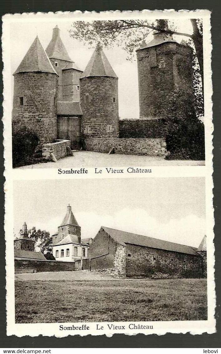 SOMBREFFE « Le Vieux Château » (2 Vues/carte Postale) – Ed. E. Buyle, Bxl - Sombreffe