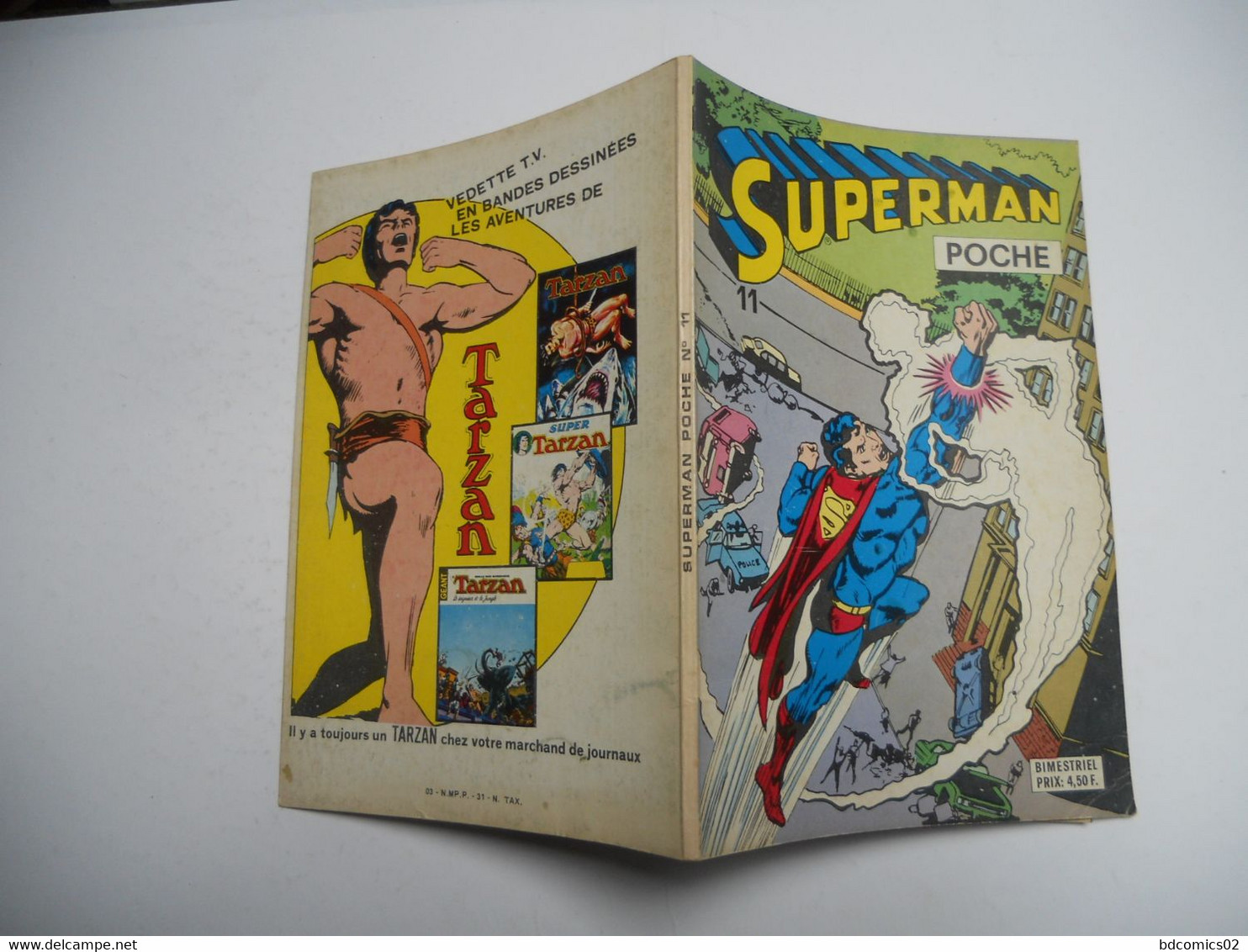 SUPERMAN POCHE N°11 . SAGÉDITION . 1978 . UN FANTÔME EN PROMENADE - Superman