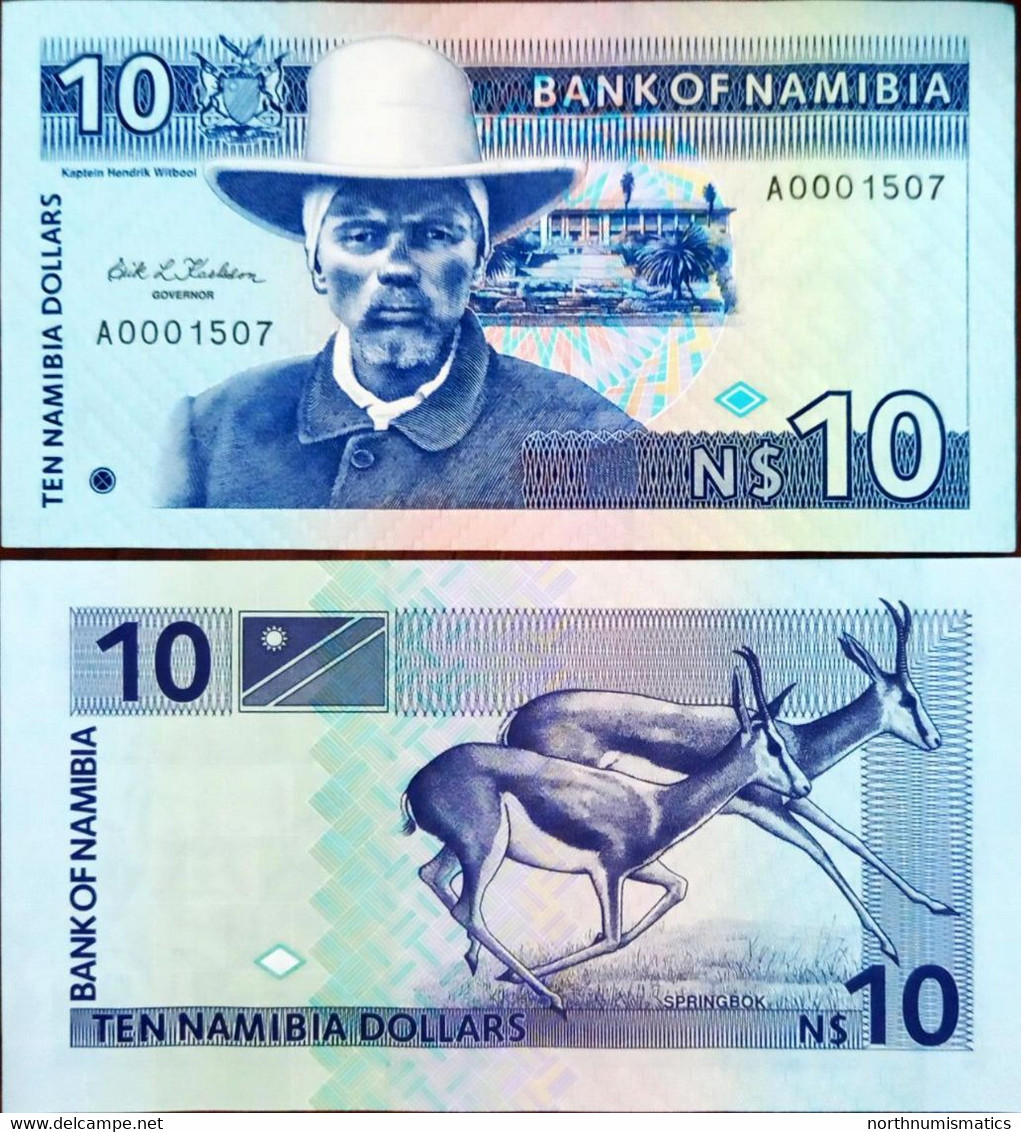 Namibia  10 Dollars Unc - Namibia