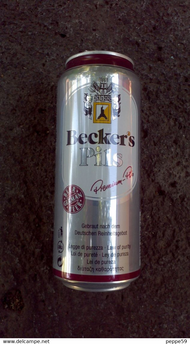 Lattina Italia - Birra Becker's 2 - 50 Cl - Vuota - Blikken