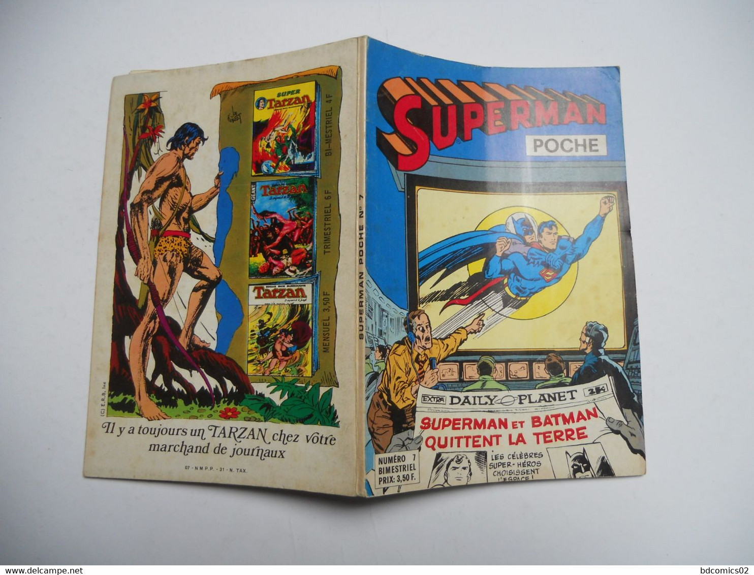 SUPERMAN POCHE N° 7 SAGEDITION  BE+ C14 - Superman