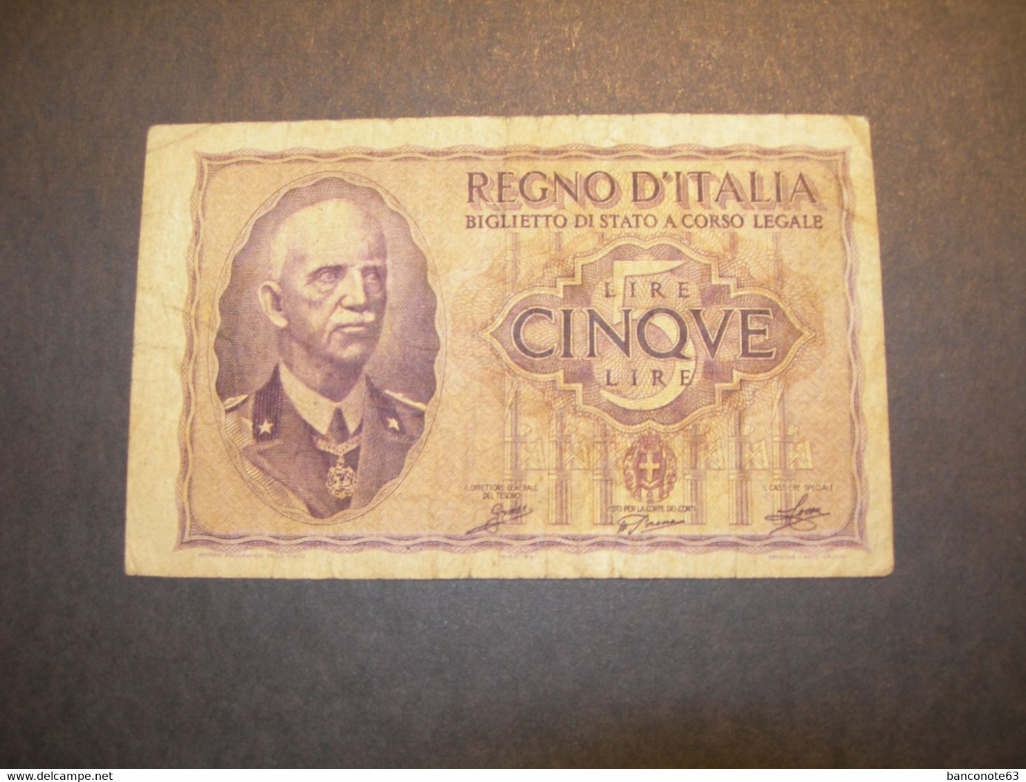 Italia 5 Lire Vitt. Emaniele III - Italia – 5 Lire