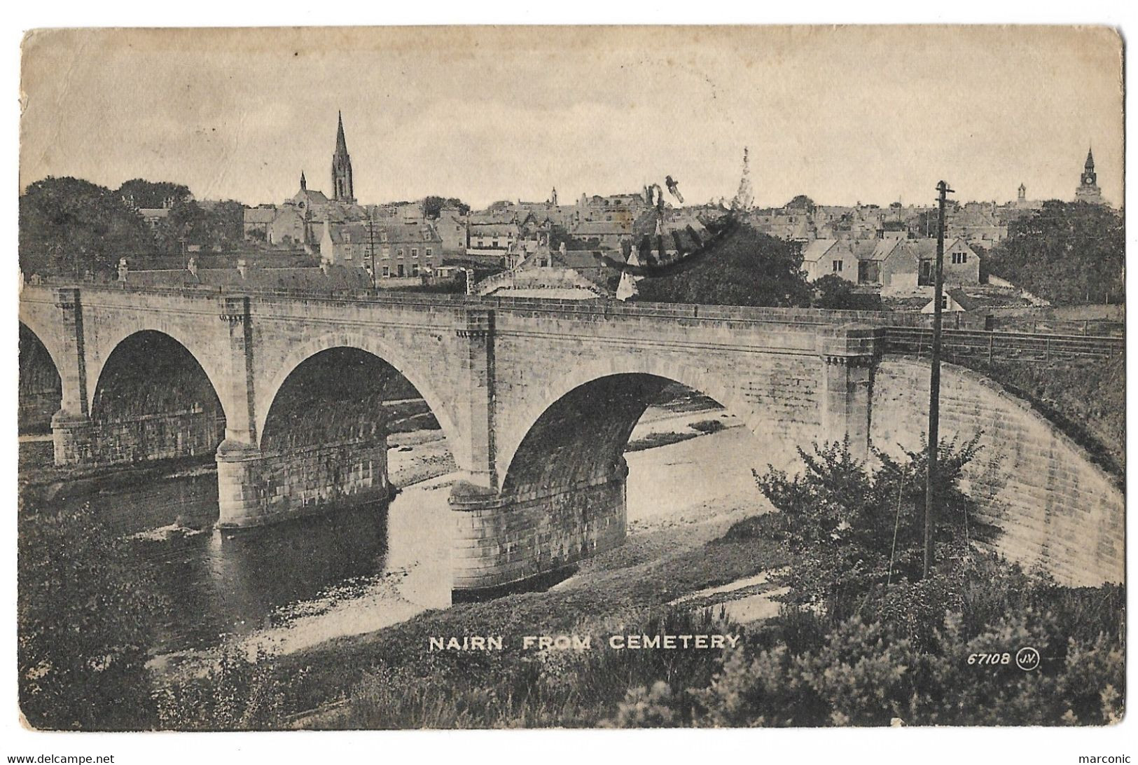 NAIRN From CEMETERY - Nairnshire