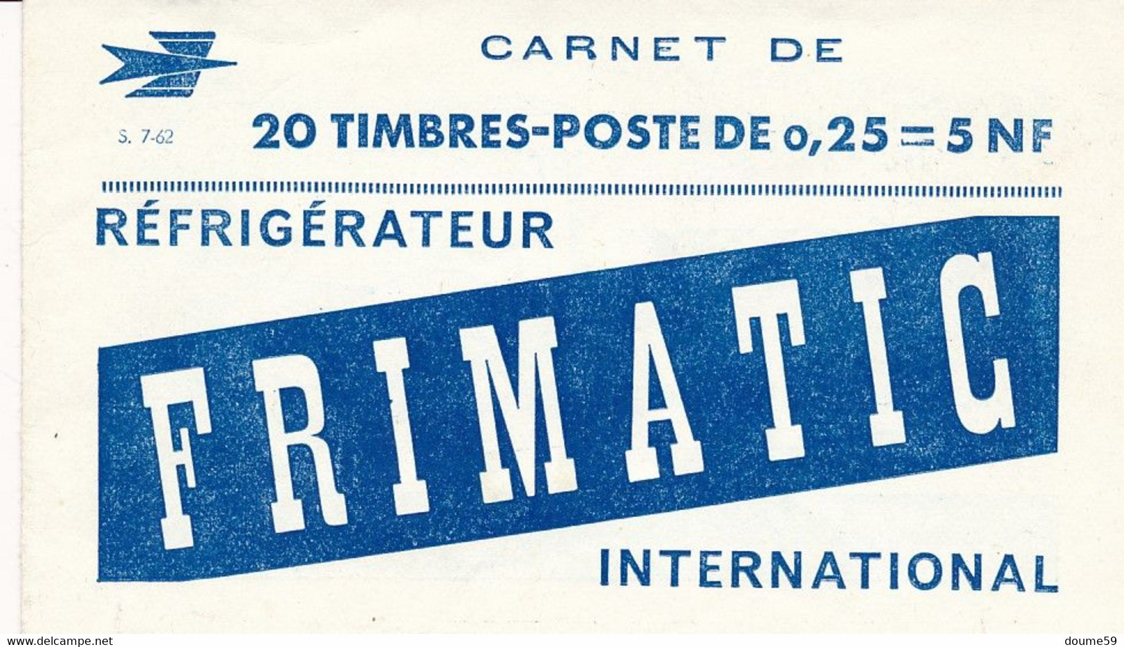 FA-343: FRANCE: Lot Avec  Carnet N°1263-C3** Série 7-62 Signé Decaris (timbres Détachés De La Couverture) - Other & Unclassified