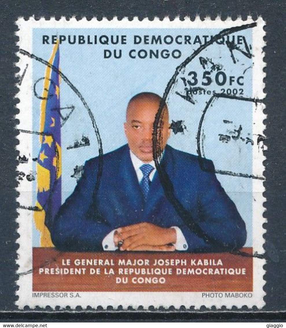 °°° REPUBBLICA DEMOCRATICA CONGO - Y&T N°1550 - 2002 °°° - Gebraucht