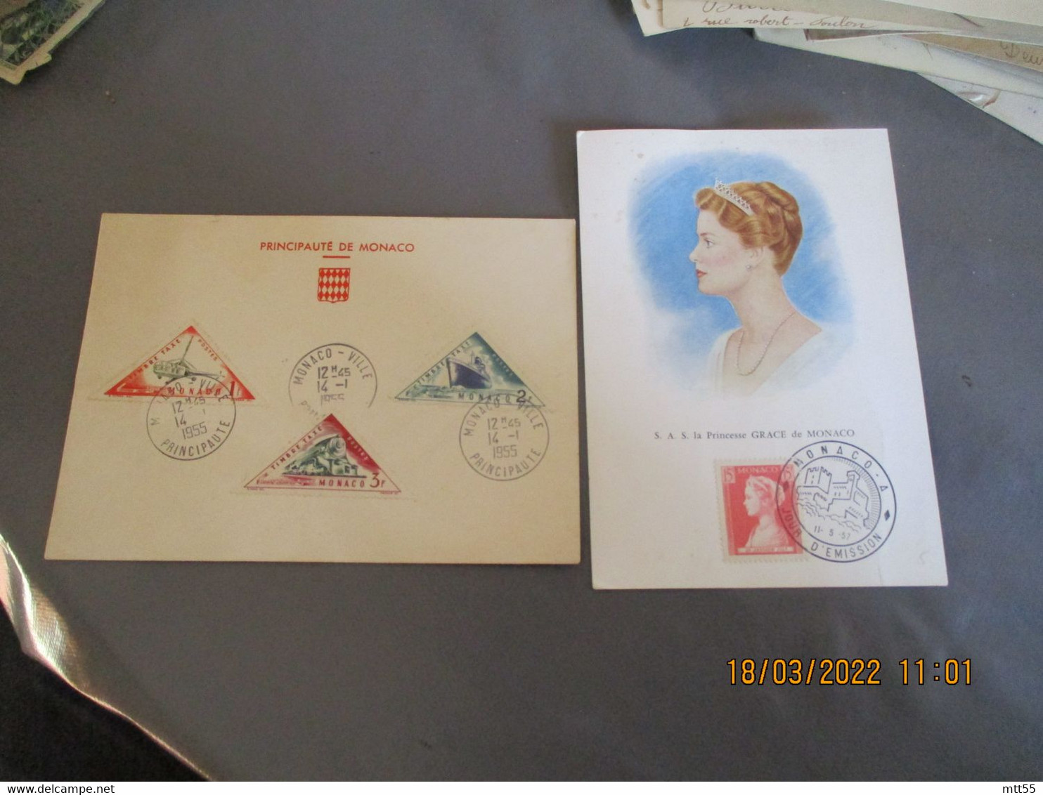 Monaco Lot De 15 Fdc Cm Carte Maximum Mariage Princier  Et Autre - Storia Postale