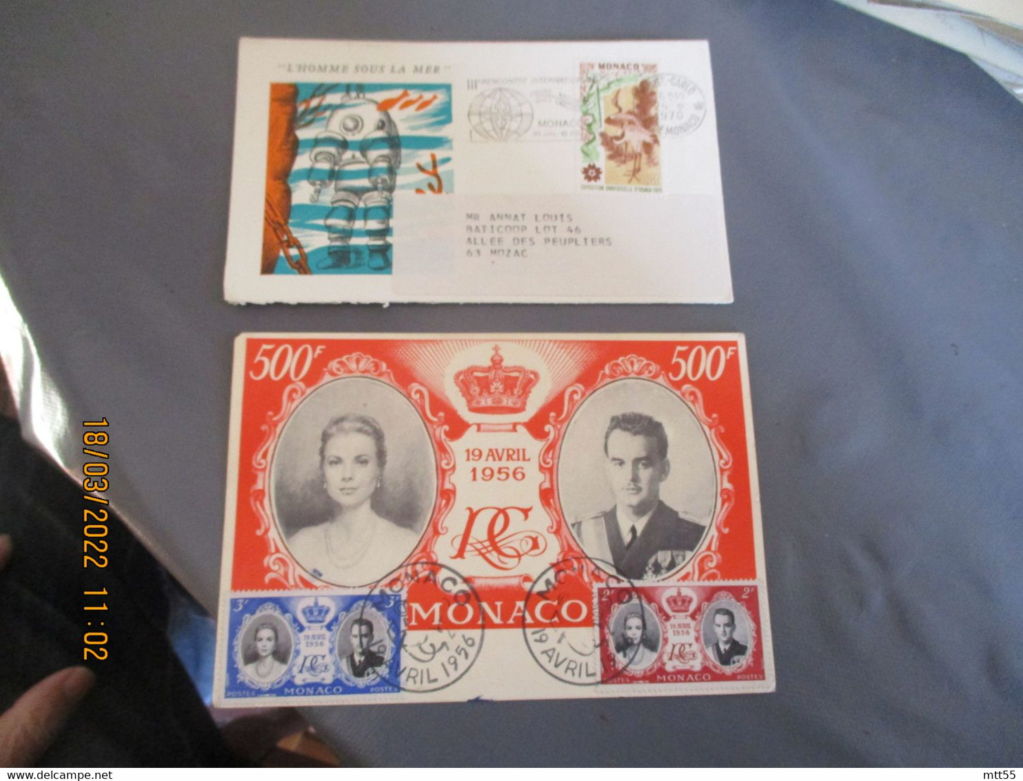 monaco lot de 15 fdc cm carte maximum mariage princier  et autre