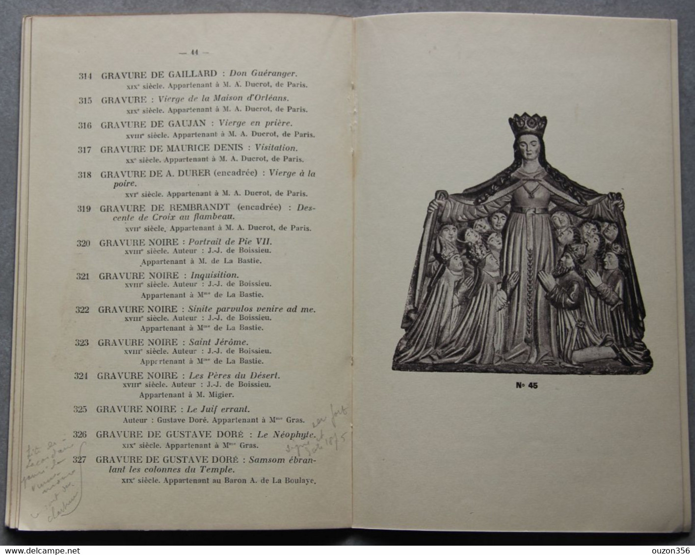 Catalogue Exposition D'Art Religieux Ancien, Bourg-en-Bresse (Ain), Cloîtres De Brou, 1933 - Alpes - Pays-de-Savoie