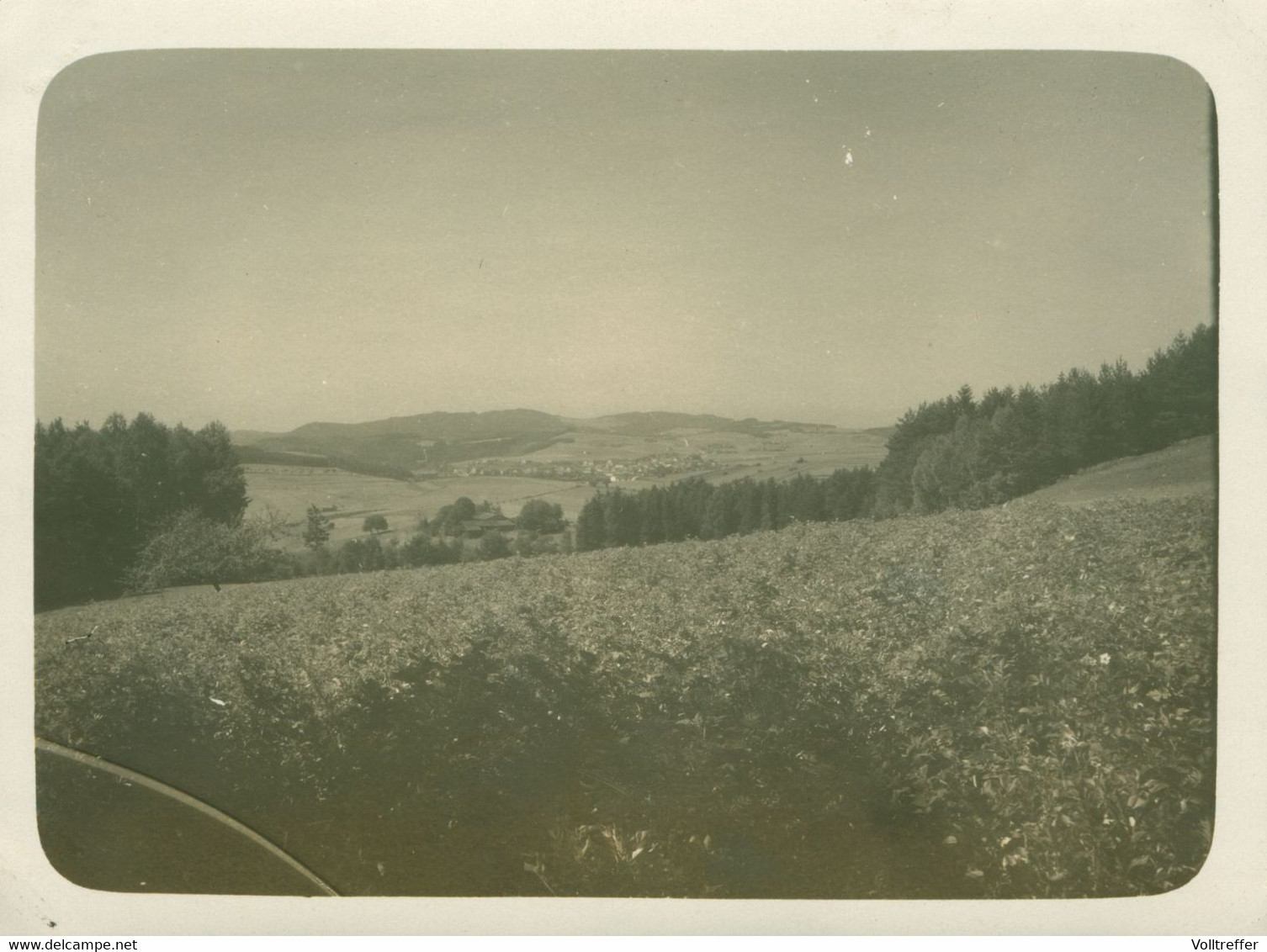 Orig. Foto 1930 Blick Vom Weg Aus Steinbühl Nach Bad Kötzting, Landkreis Cham, Bayerischer Wald - Cham