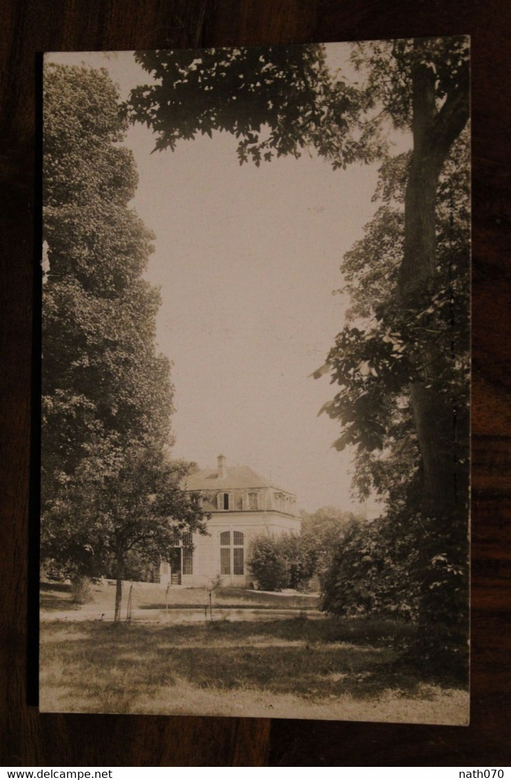 Carte Photo 1910's Demeure Bourgeoise Onival Sur Mer Somme - Onival