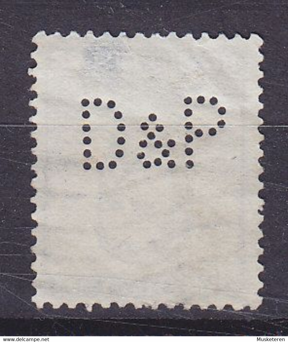 Belgium Perfin Perforé Lochung 'D&P' 1912 Mi. 102 I, 25c. Albert I. Stamp Edw. Pellens Am Unteren Rand (2 Scans) - 1909-34