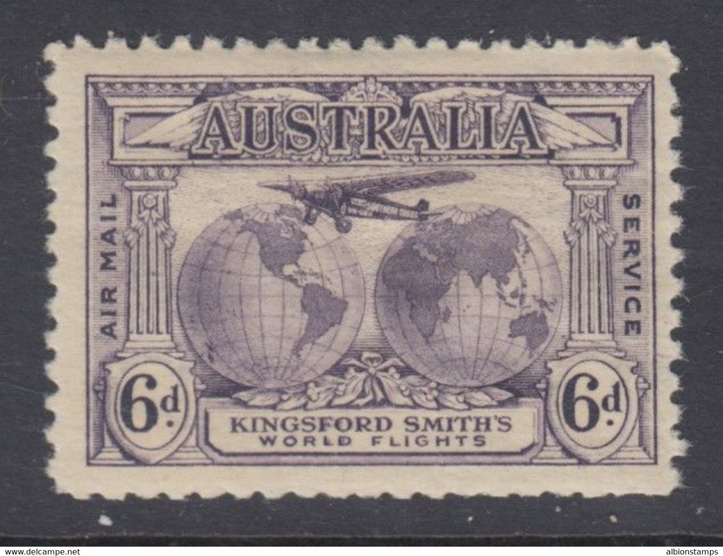 Australia, SG 123a, MHR (small Thin) "Re-entry" Variety - Neufs