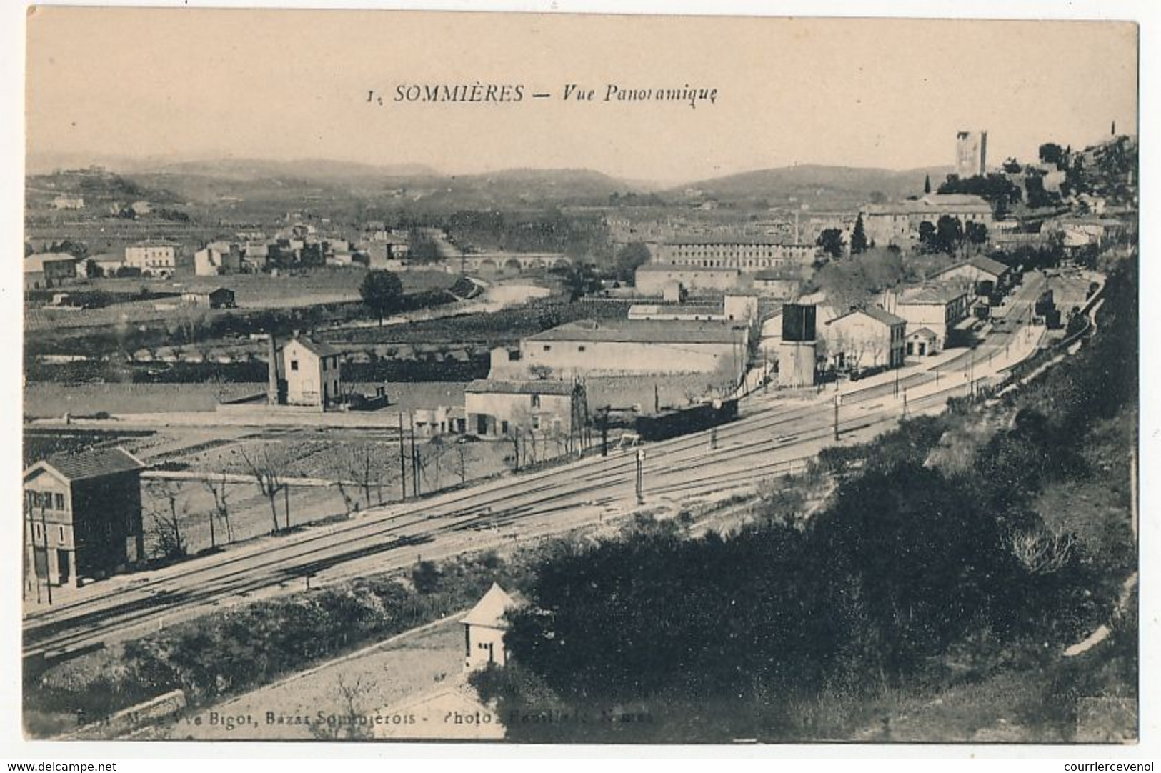 CPA - SOMMIERES (Gard) - Vue Panoramique - Sommières