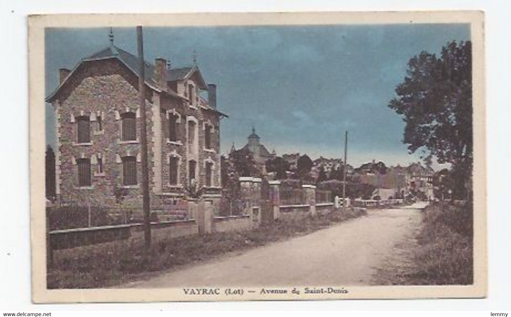 46 - VAYRAC - AVENUE DE SAINT-DENIS,  VILLA - 1939 - Vayrac