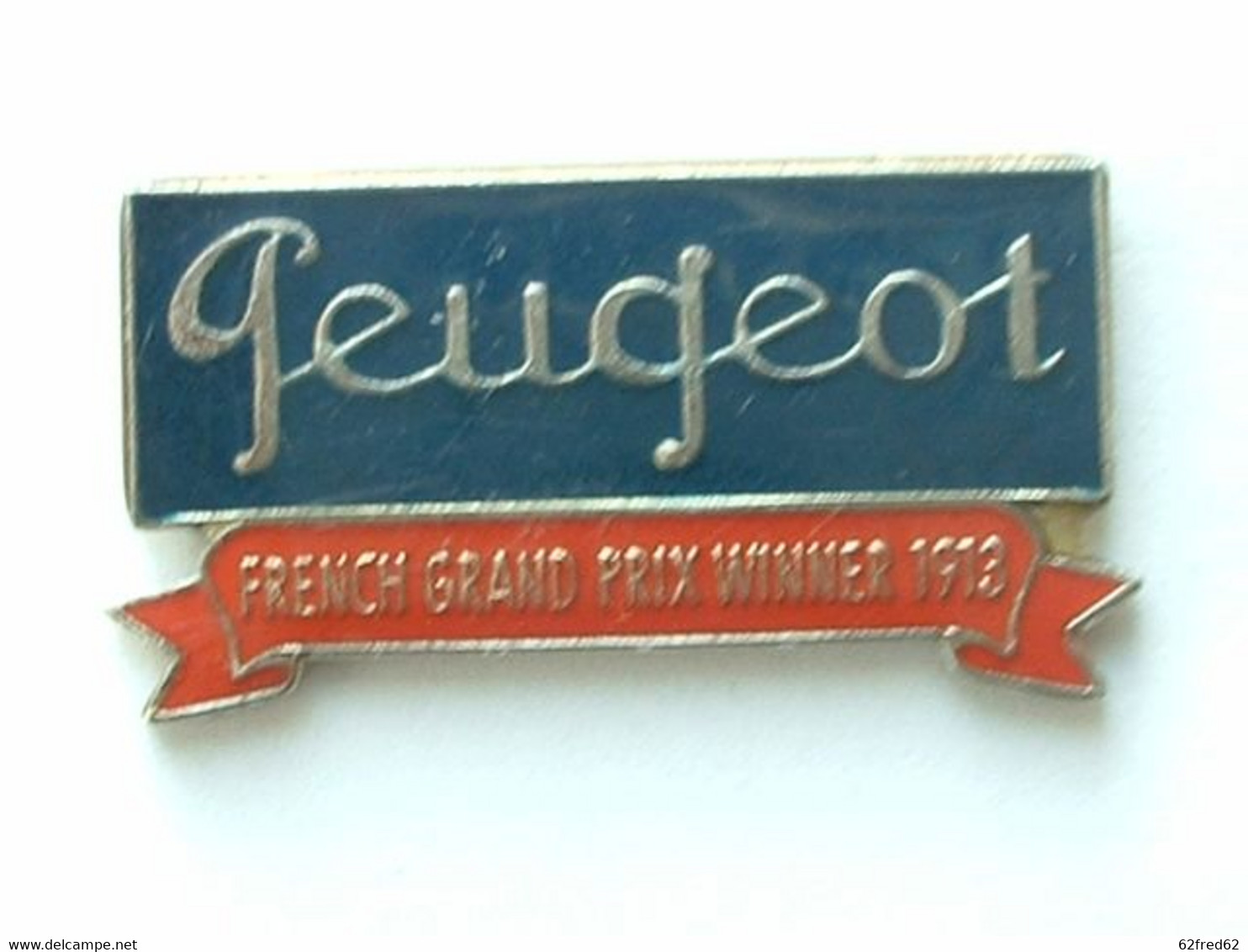 PIN'S PEUGEOT - FRENCH GRAND PRIX WINNER 1913 - Peugeot