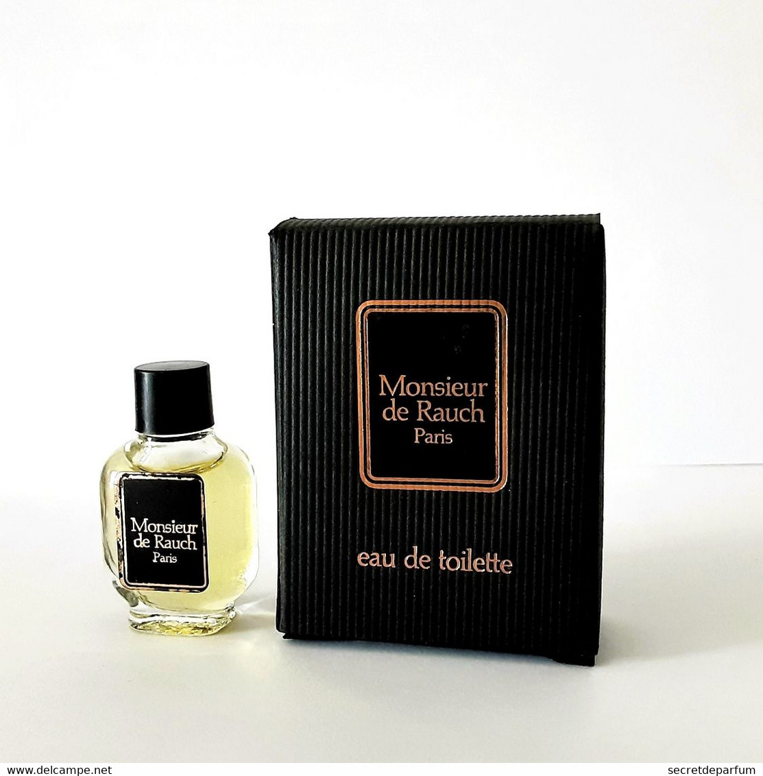 Miniatures De Parfum  MONSIEUR DE RAUCH De DE RAUCH    EDT  4 Ml + Boite - Miniaturen Herrendüfte (mit Verpackung)