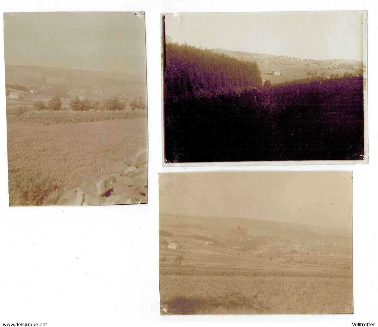 3x Orig. Foto 1929 Steinhübel + Neuhausen Erzgebirge Blick Vom Schwartenberg - Neuhausen (Erzgeb.)