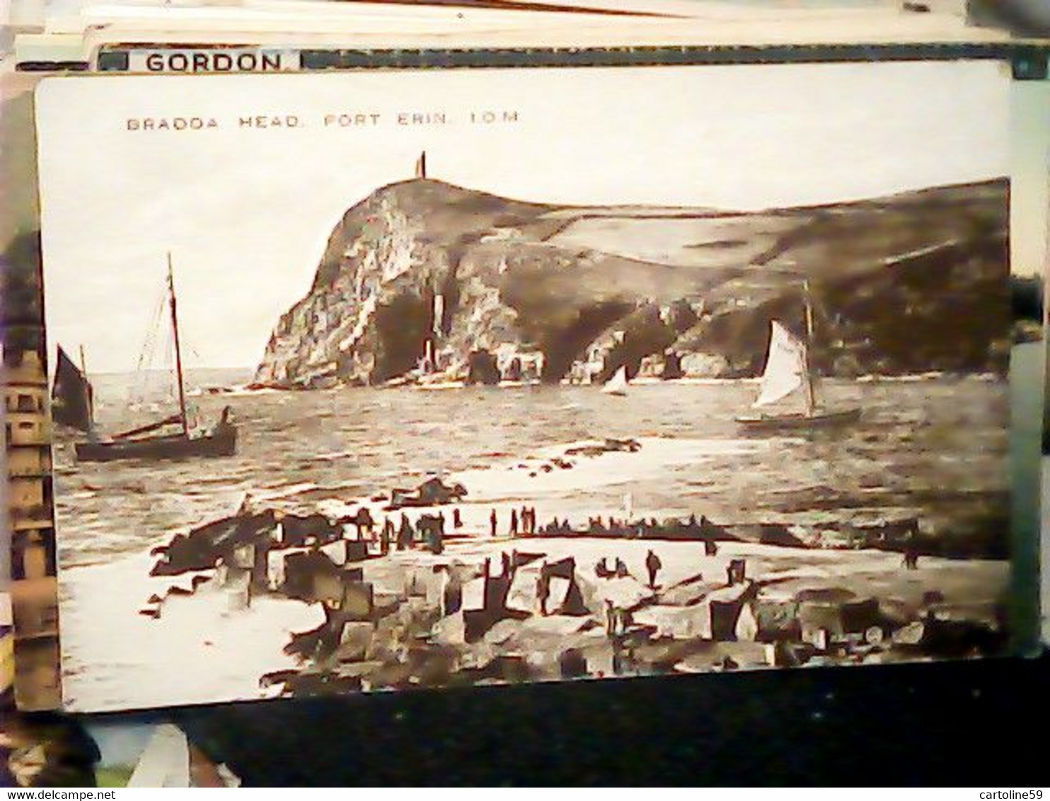 ENGLAND Isle Of Man Postcard - Bradda Head - Port Erin S1905 IP6788 - Isle Of Man