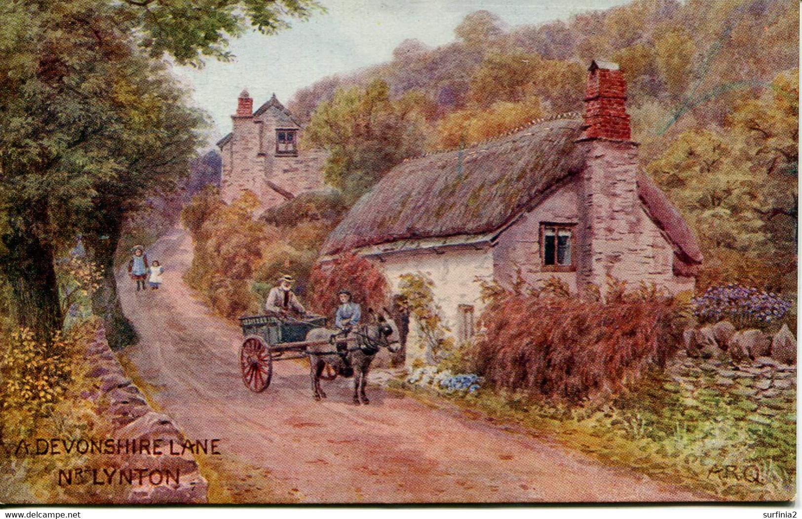 A R QUINTON - SALMON 959 - A DEVONSHIRE LANE, Nr LYNTON - Quinton, AR