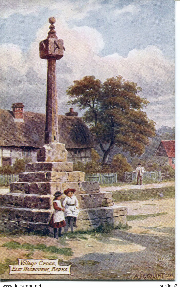 A R QUINTON - TUCKS 9535 - VILLAGE CROSSES - EAST HAGBOURNE, BERKS - Quinton, AR