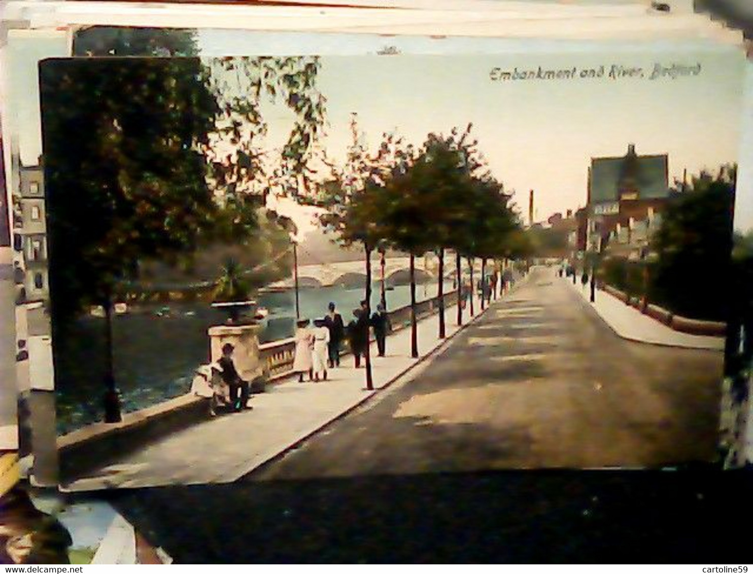 ENGLAND   BEDS - BEDFORD - Embankment And River N1919 IP6792 - Bedford