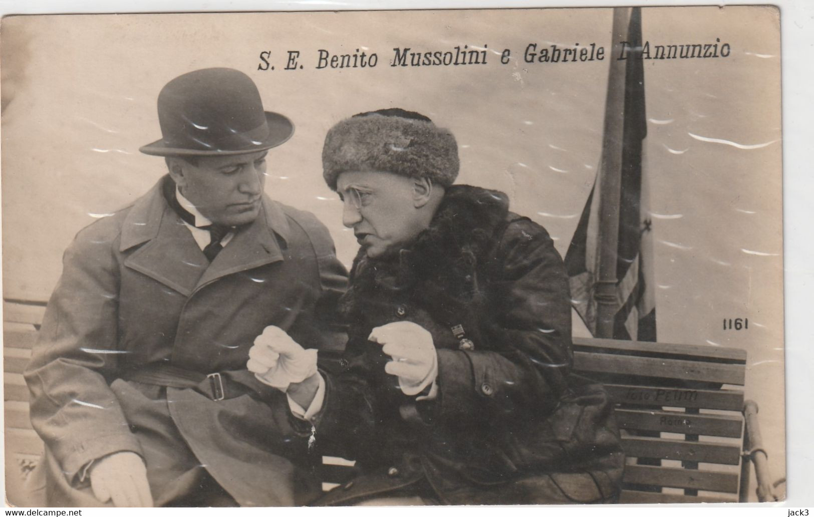 Cartolina - Il DUCE E GABRIELE D'ANNUNZIO - Characters