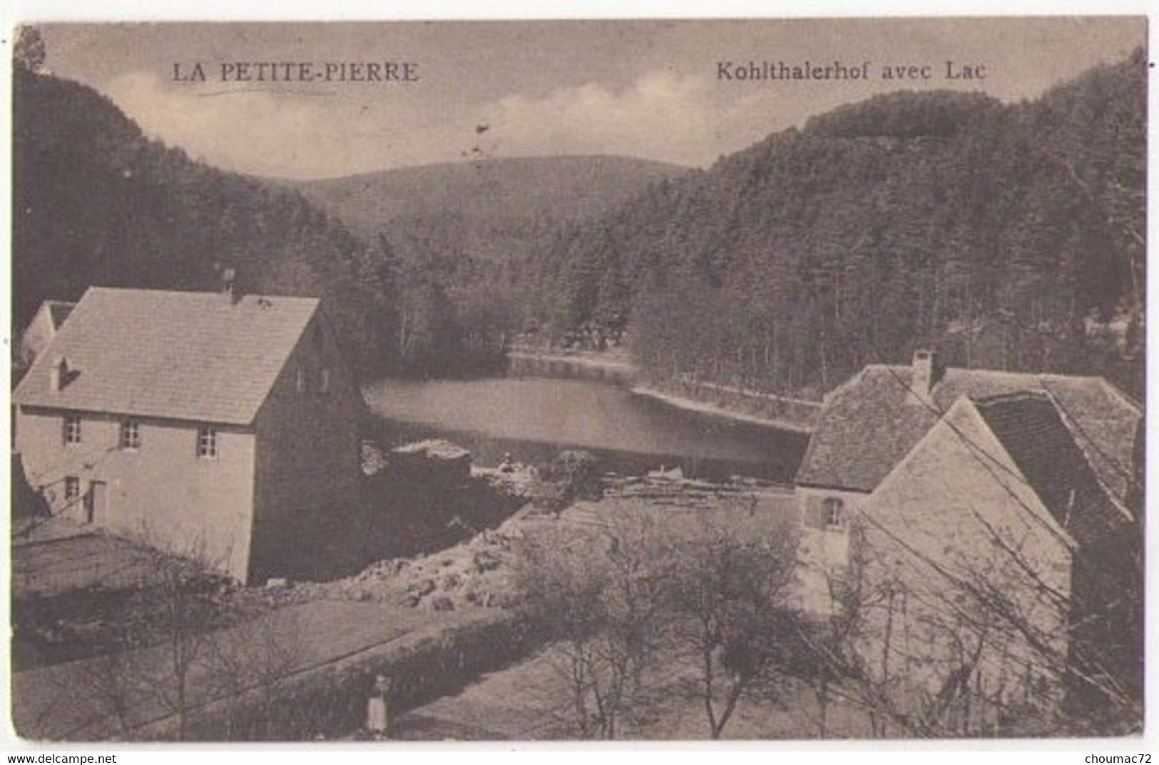 (67) 005, La Petite Pierre, Luib, Kohlthalerhof Avec Lac - La Petite Pierre