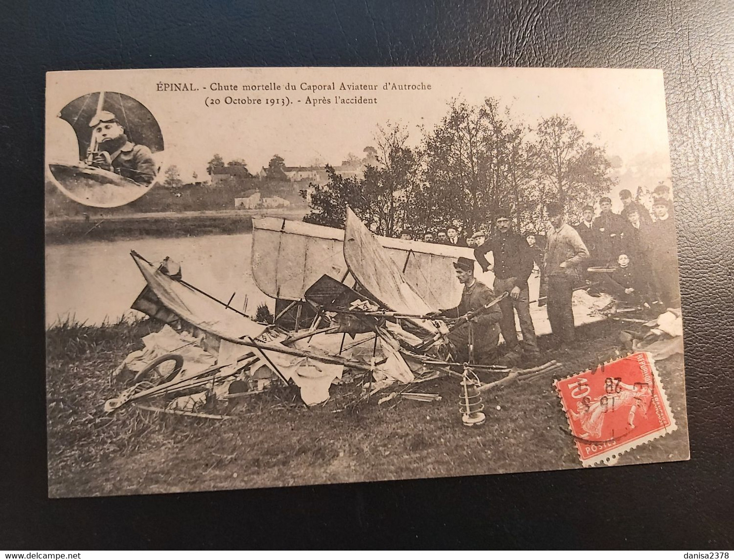 88 - Vosges - EPINAL - Chute Mortelle Du Caporal Aviateur D'Autroche - Après L'accident 20 Octobre 1913 - Accidents