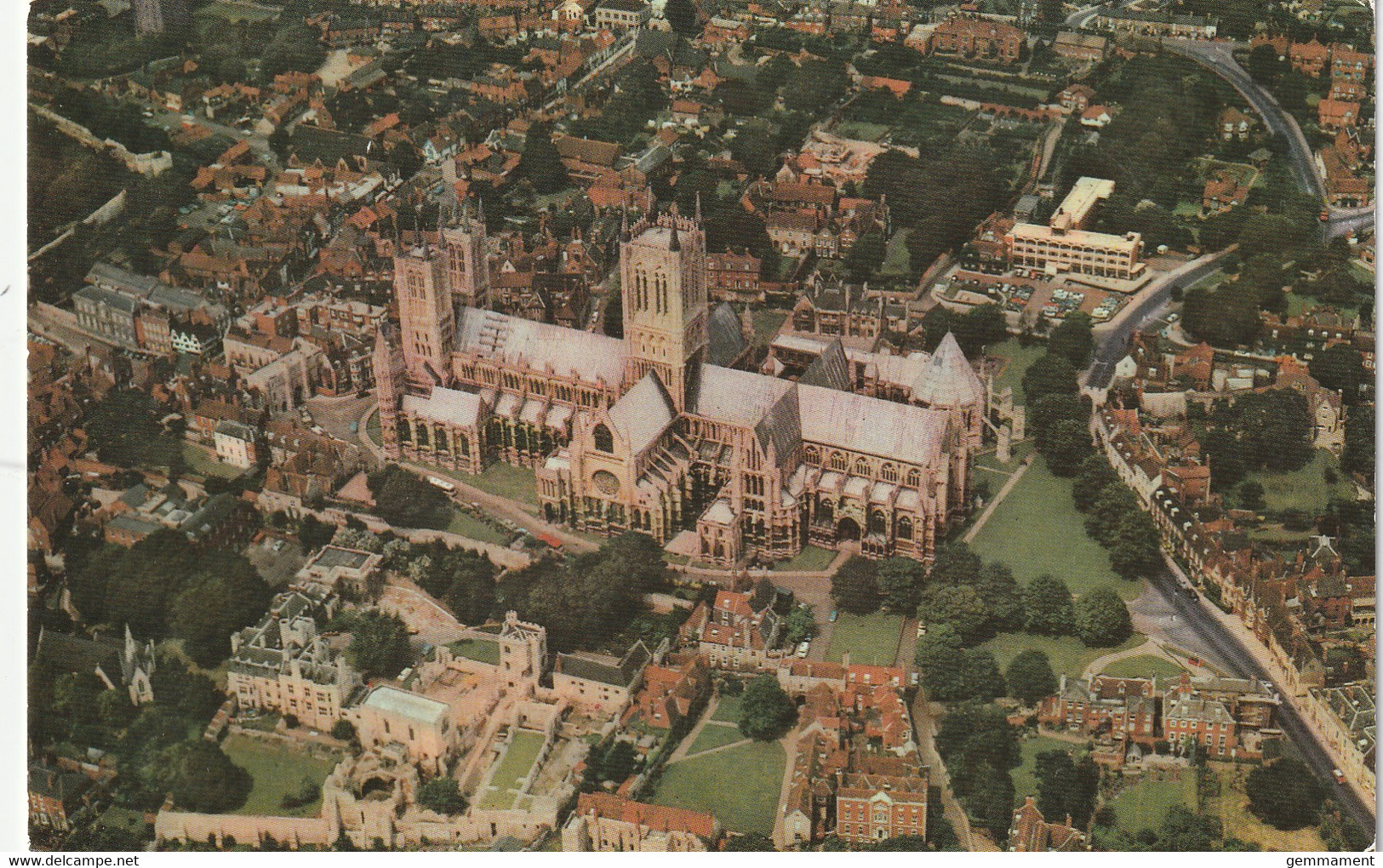 LINCOLN CATHEDRAL, AERIAL VIEW - Lincoln