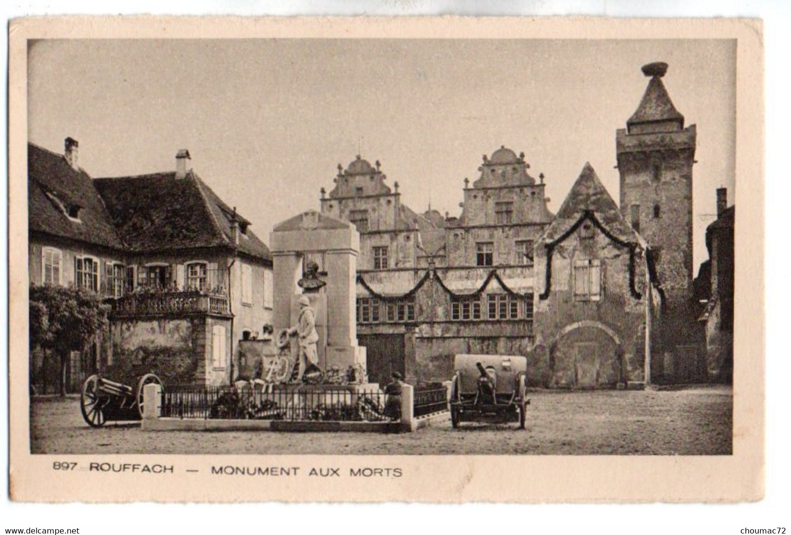 68 014, Rouffach, Braun 897, Monument Aux Morts - Rouffach