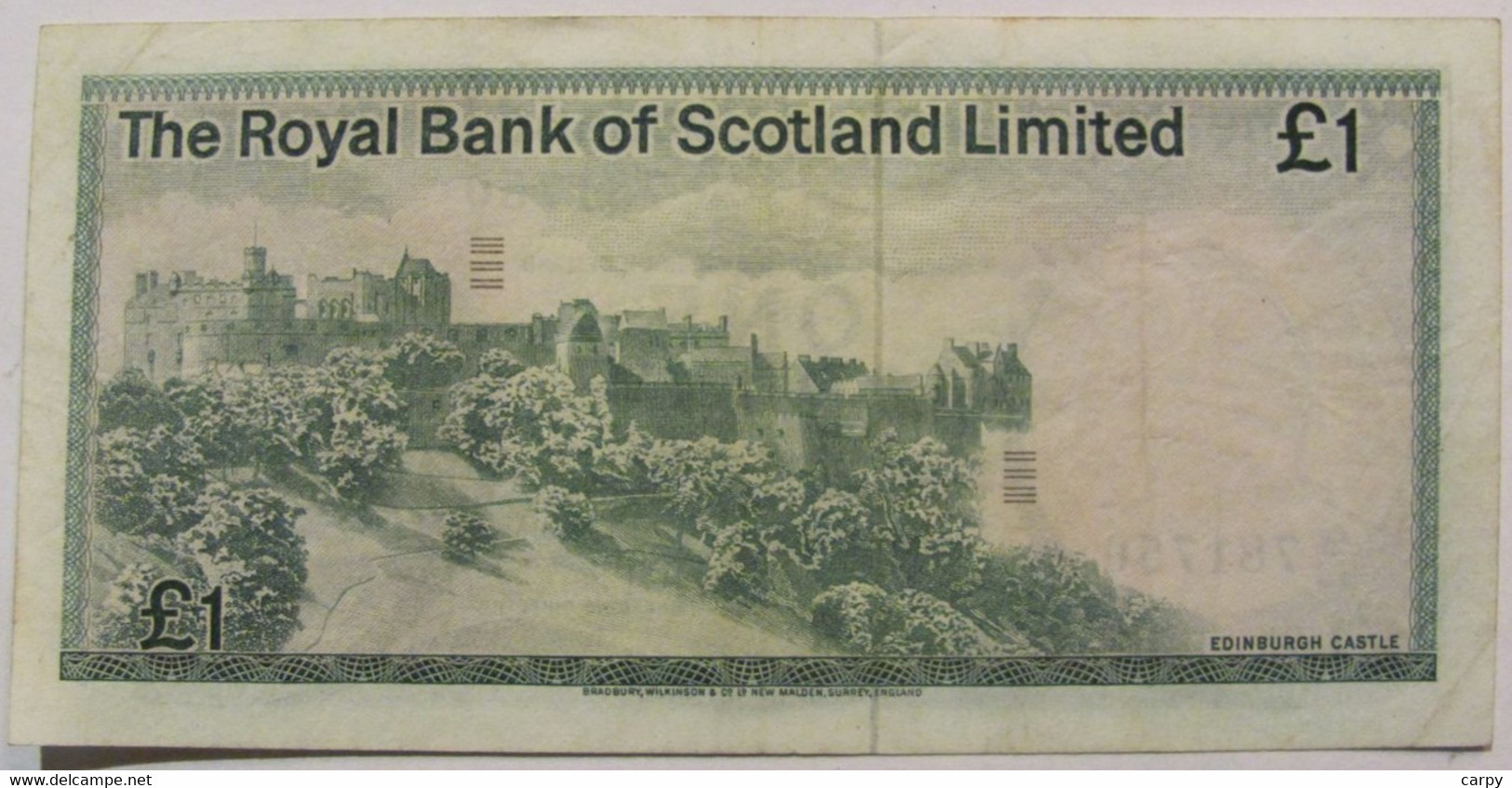 Pound 02 - Nd Of April 1973 / The Royal BANK Of SCOTLAND Limited / Circulated But Nice Looking - 1 Pound