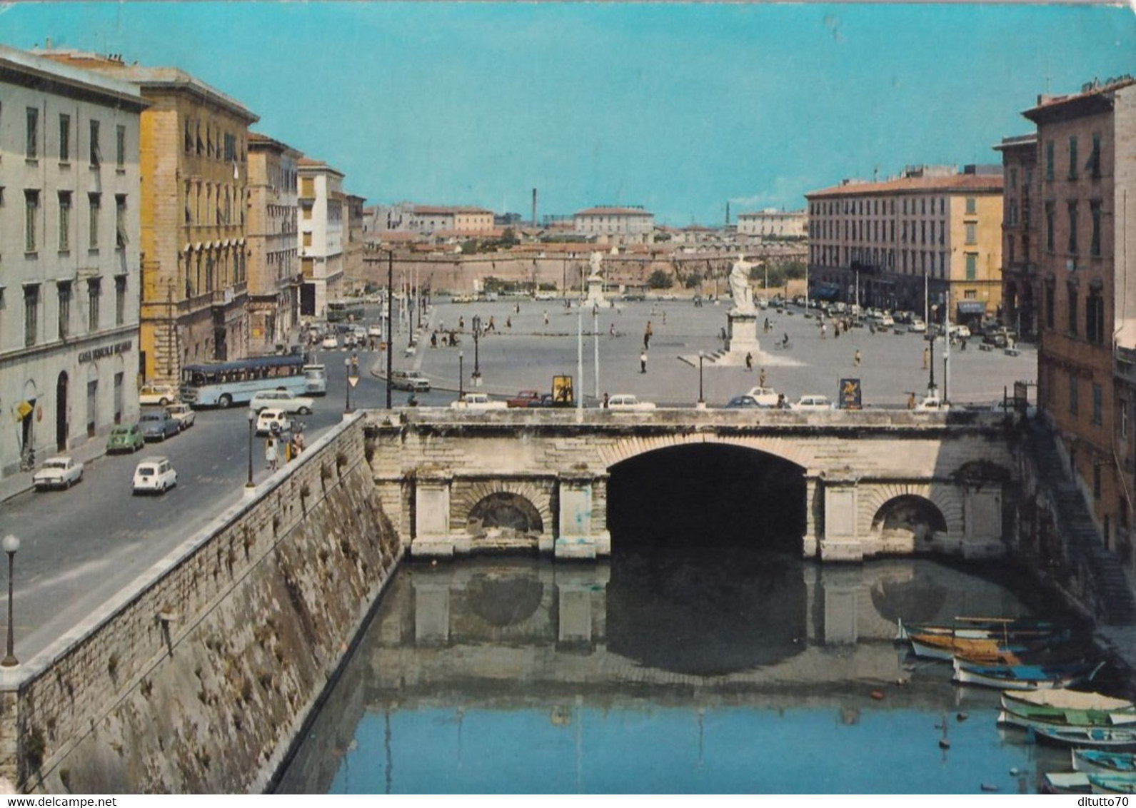 Livorno - Piazza Della Repubblica - Formato Grande Viaggiata – FE390 - Livorno