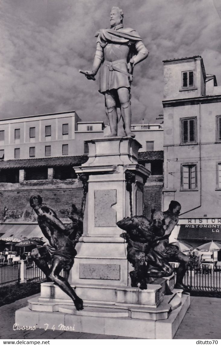 Livorno - I Quattro Mori - Formato Grande Viaggiata Mancante Di Affrancatura – FE390 - Livorno