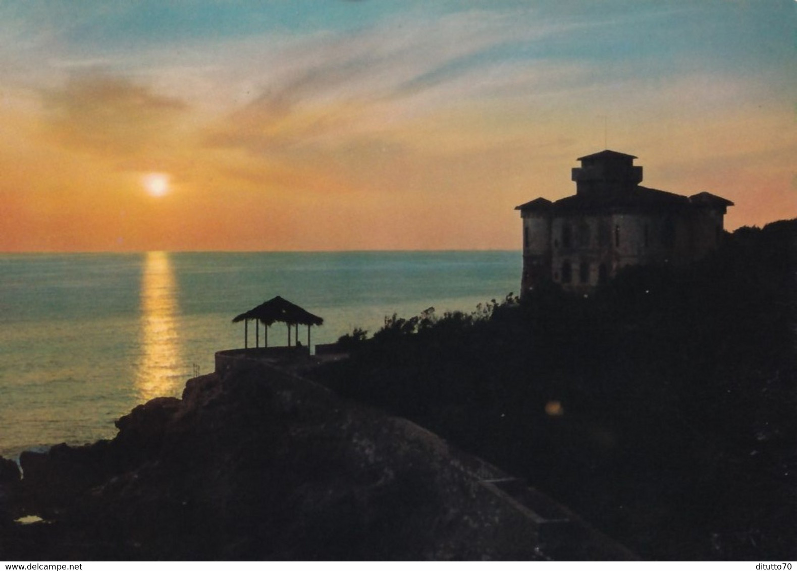 Livorno - Castello Del Boccale - Tramonto - Formato Grande Non Viaggiata – FE390 - Livorno