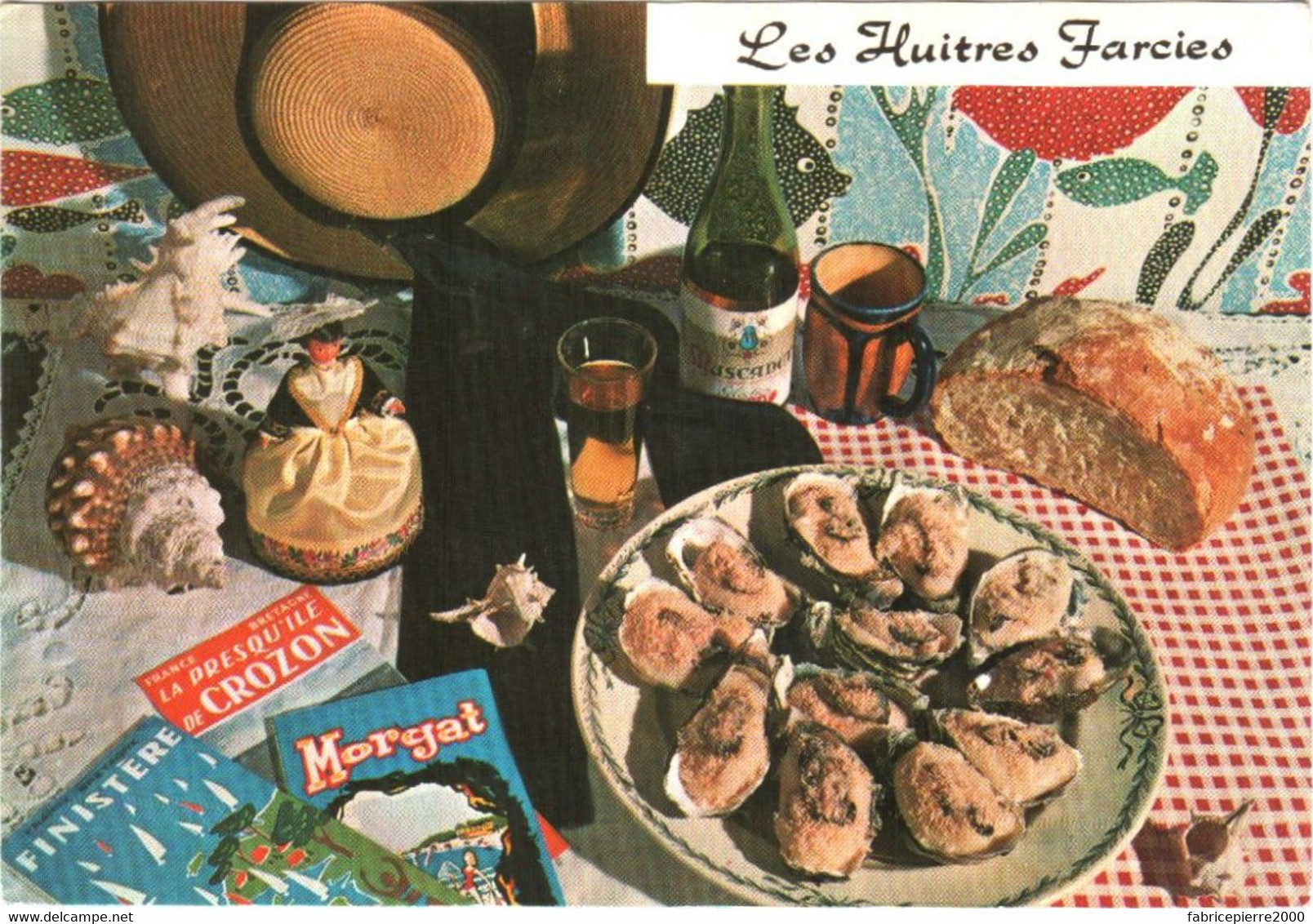 CPM Recette Des Huitres Farcies TBE éd. Lyna, Cliché Appollot - Recettes (cuisine)