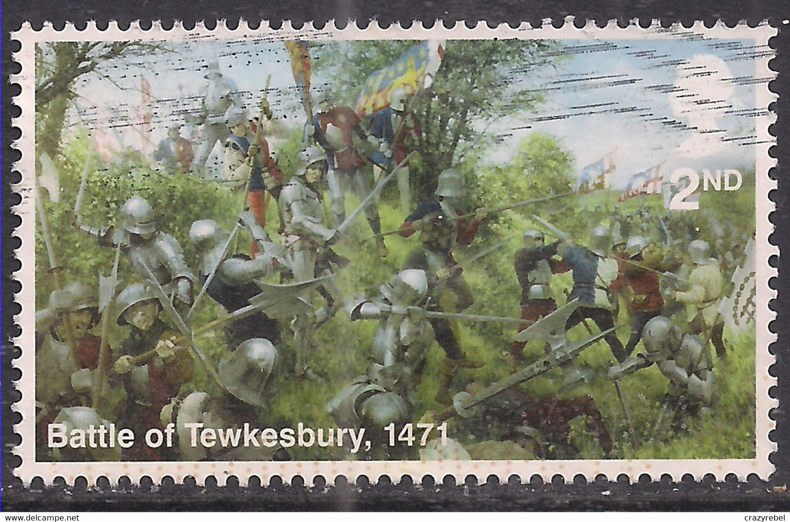 GB 2021 QE2 2nd War Of The Roses Battle Of Tewkesbury 1471 SG 4510 ( J1190 ) - Used Stamps