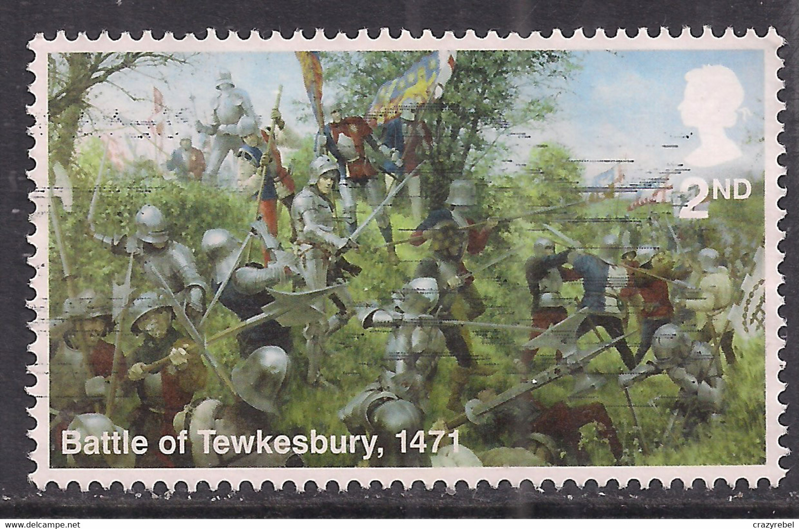 GB 2021 QE2 2nd War Of The Roses Battle Of Tewkesbury 1471 SG 4510 ( J1223 ) - Oblitérés