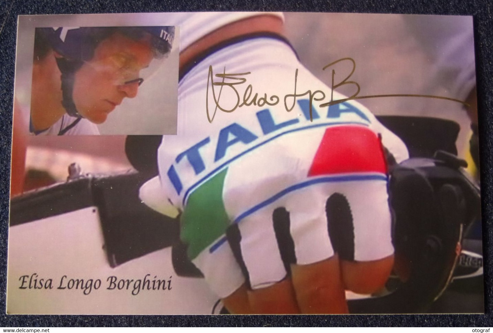 Elisa Longo Borghini - Dédicace - Hand Signed - Autographe Authentique  - - Ciclismo