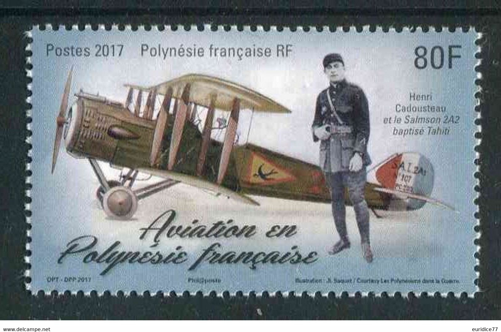 French Polynesie 2017 - Aviation Mnh** - Neufs