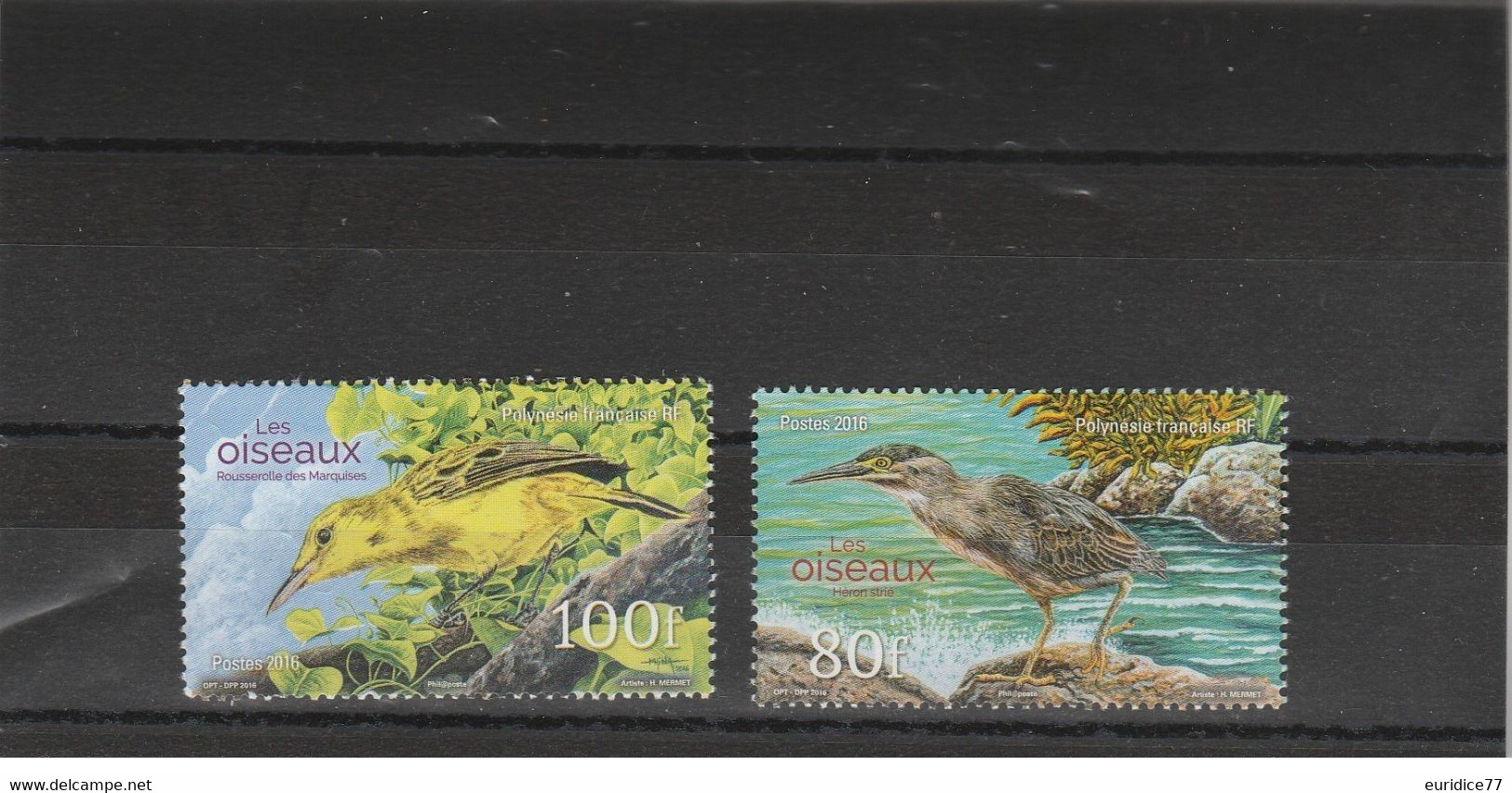 French Polynesie 2016 - Les Oiseaux Set Mnh** - Neufs