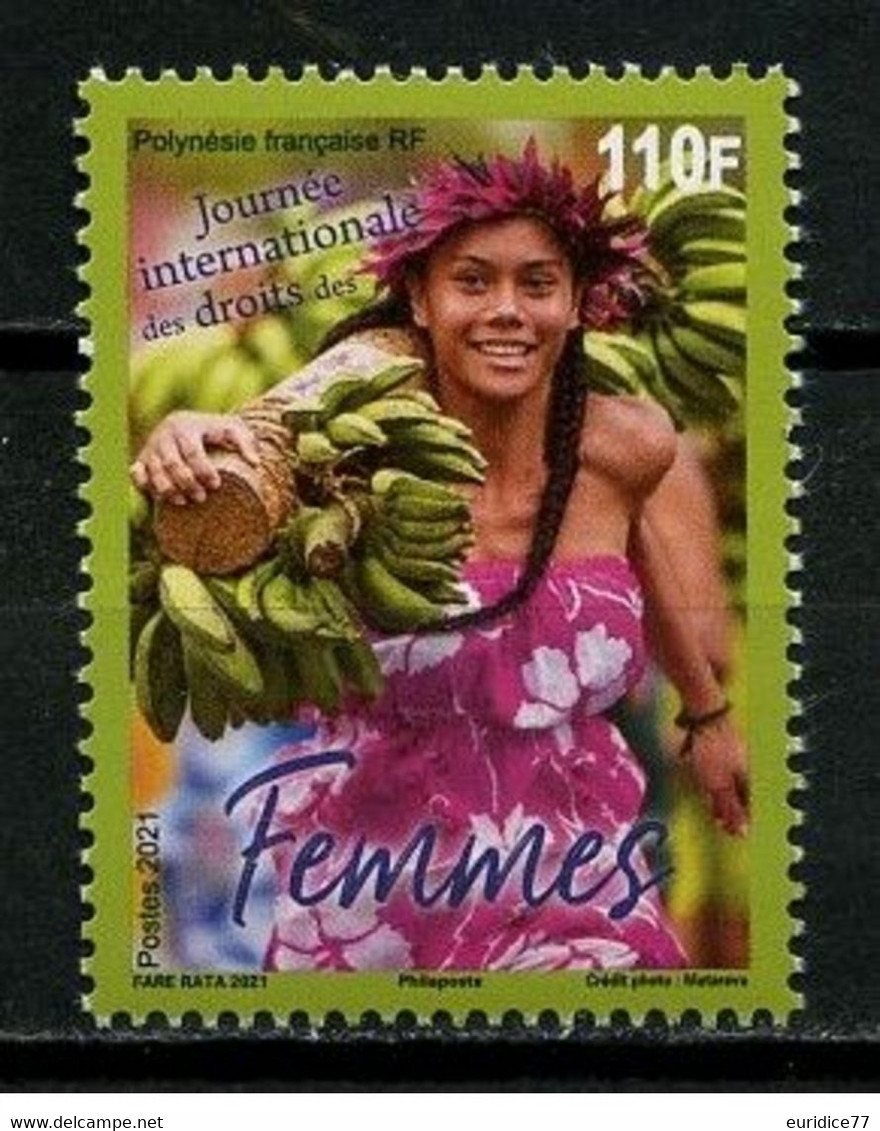 French Polynesie 2021 - Journée Internationale Des Droits Des Femmes Mnh** - Neufs