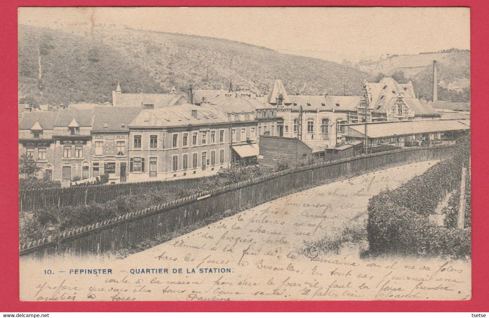 Pepinster - Quartier De La Station - 1903 ( Voir Verso ) - Pepinster