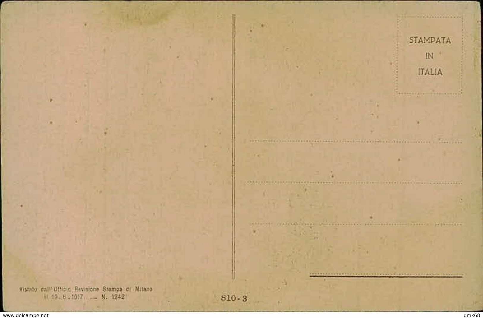 MONESTIER SIGNED 1910s POSTCARD - WOMAN WITH MASK - N.810/3  (2690/2) - Monestier, C.